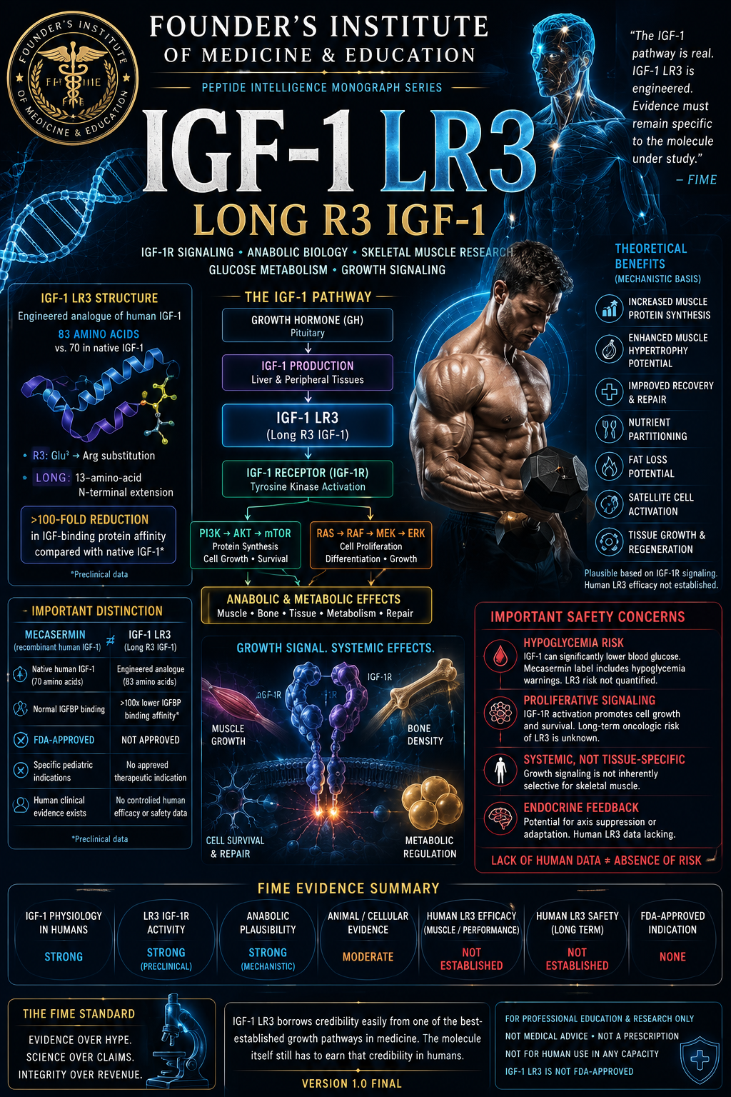 IGF-1 LR3 (Long R3 IGF-1) Peptide Intelligence Monograph | FIME