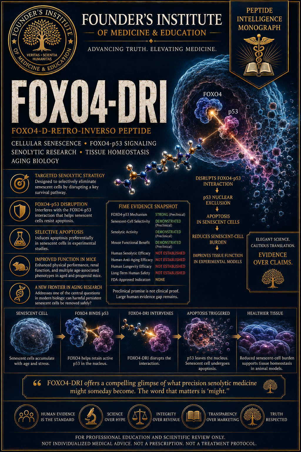 FOXO4-DRI Peptide Intelligence Monograph | FIME