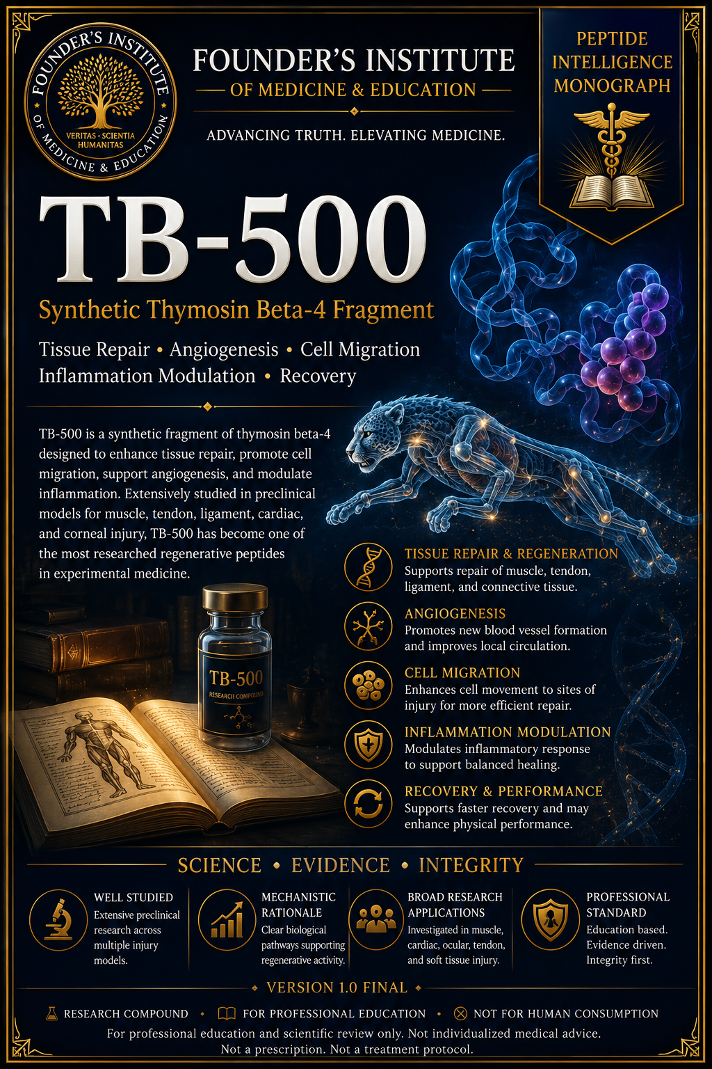 TB-500 - Peptide Intelligence Monograph