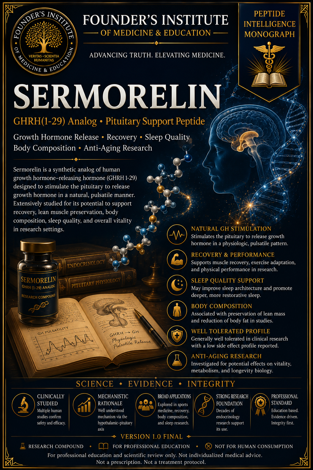 Sermorelin — Peptide Intelligence Monograph