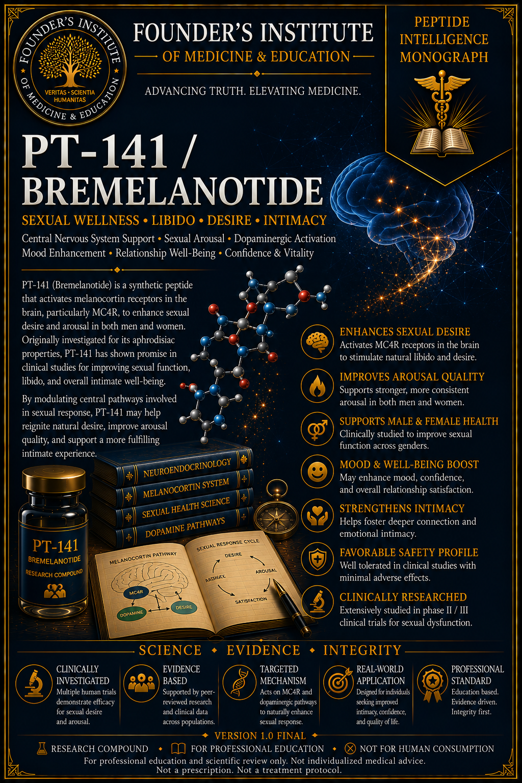 PT-141 (Bremelanotide) — Peptide Intelligence Monograph