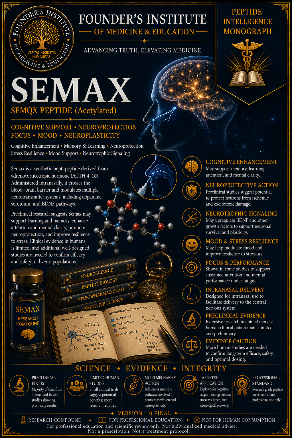 Semax — Peptide Intelligence Monograph