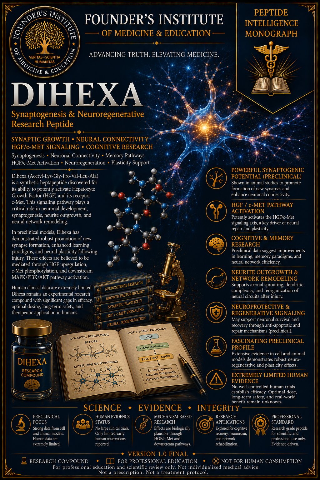 Dihexa (PNB-0408) Peptide Intelligence Monograph | FIME