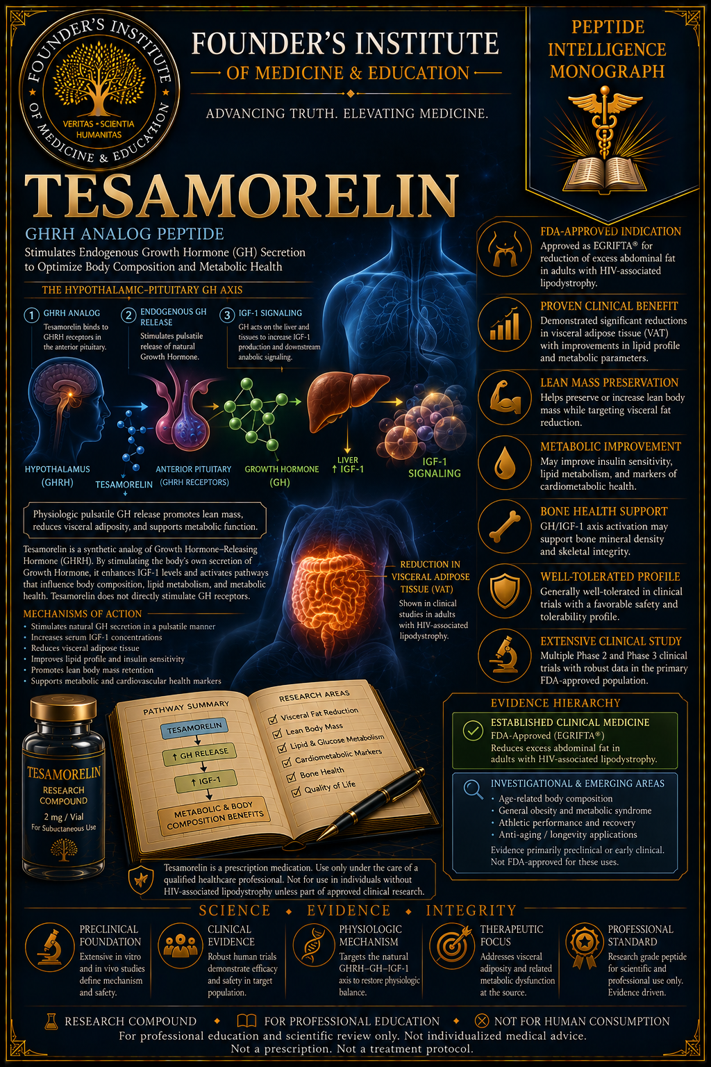 Tesamorelin — Peptide Intelligence Monograph