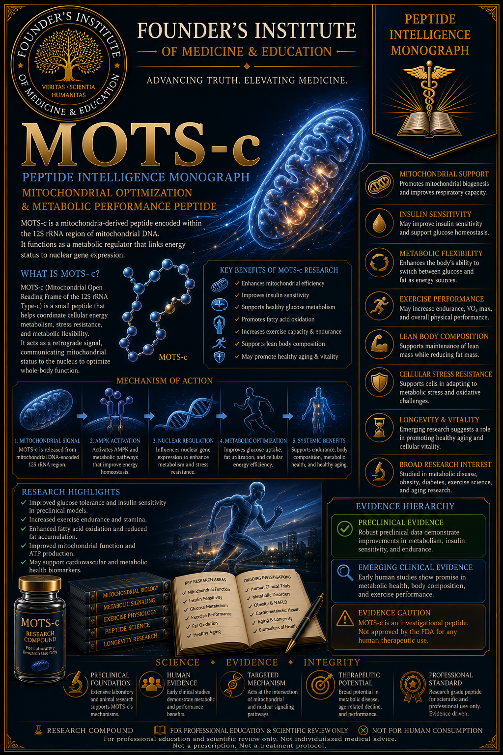 MOTS-c — Peptide Intelligence Monograph